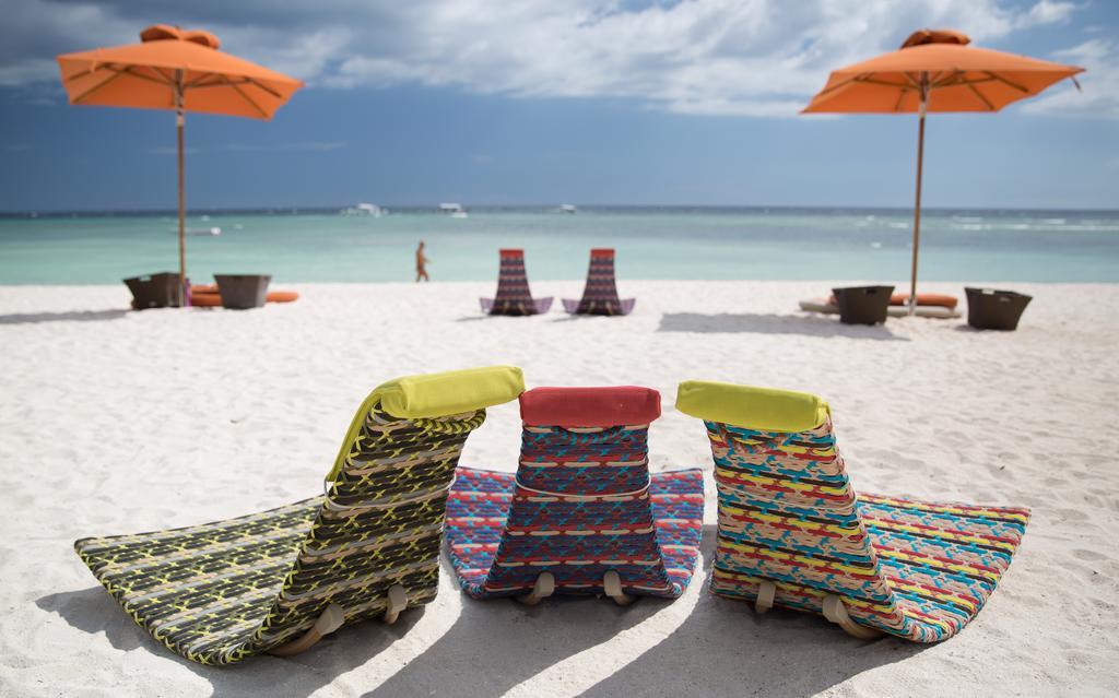 Oceanica Resort Panglao, Bohol Exteriör bild Beach chairs
